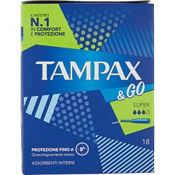 12 pezzi TAMPAX & GO SUPER...
